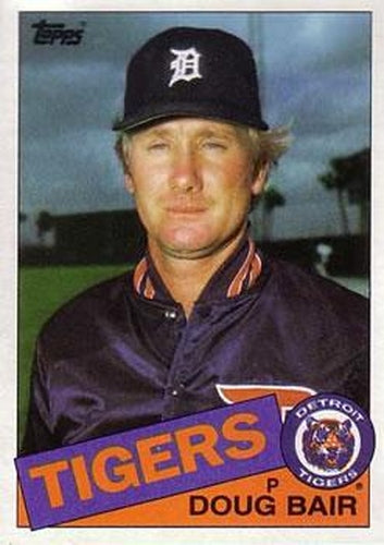 #744 Doug Bair - Detroit Tigers - 1985 Topps Baseball