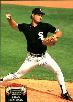 #744 Brian Drahman - Chicago White Sox - 1992 Stadium Club Baseball