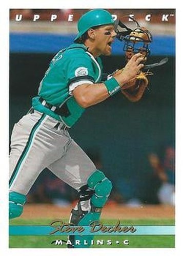 #744 Steve Decker - Florida Marlins - 1993 Upper Deck Baseball