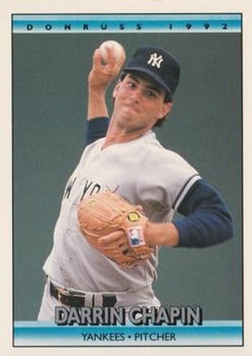 #745 Darrin Chapin - New York Yankees - 1992 Donruss Baseball