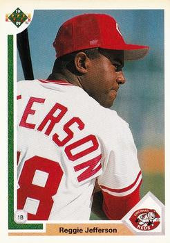 #746 Reggie Jefferson - Cincinnati Reds - 1991 Upper Deck Baseball