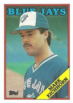#749 Mark Eichhorn - Toronto Blue Jays - 1988 Topps Baseball
