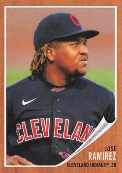 #74 Jose Ramirez - Cleveland Indians - 2021 Topps Archives Baseball
