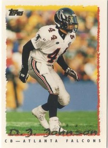 #74 D.J. Johnson - Atlanta Falcons - 1995 Topps Football