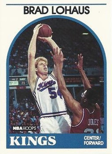 #74 Brad Lohaus - Sacramento Kings - 1989-90 Hoops Basketball