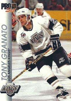 #74 Tony Granato - Los Angeles Kings - 1992-93 Pro Set Hockey