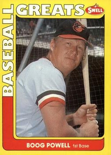 #74 Boog Powell - Baltimore Orioles - 1991 Swell Baseball Greats