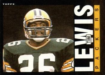 #74 Tim Lewis - Green Bay Packers - 1985 Topps Football