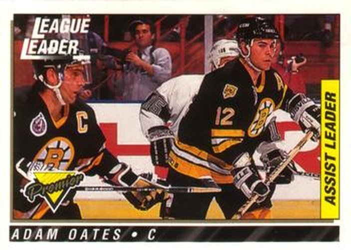 #74 Adam Oates - Boston Bruins - 1993-94 O-Pee-Chee Premier Hockey
