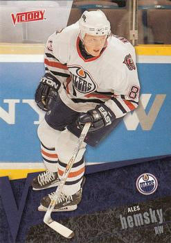 #74 Ales Hemsky - Edmonton Oilers - 2003-04 Upper Deck Victory Hockey