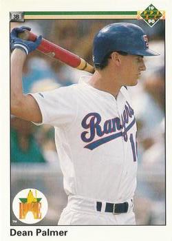 #74 Dean Palmer - Texas Rangers - 1990 Upper Deck Baseball