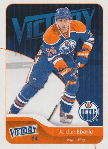 #74 Jordan Eberle - Edmonton Oilers - 2011-12 Upper Deck Victory Hockey