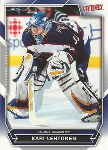 #74 Kari Lehtonen - Atlanta Thrashers - 2007-08 Upper Deck Victory Hockey