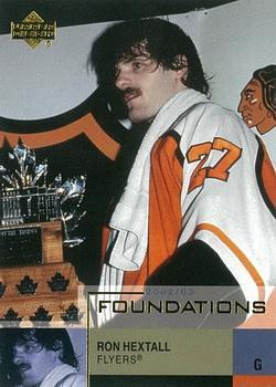 #74 Ron Hextall - Philadelphia Flyers - 2002-03 Upper Deck Foundations Hockey