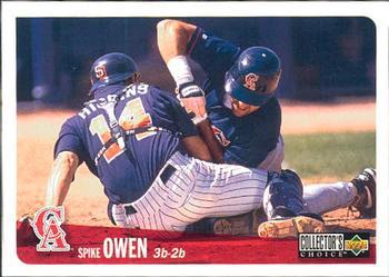#74 Spike Owen - California Angels - 1996 Collector's Choice Baseball