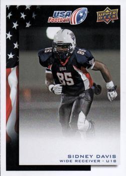 #74 Sydney Davis - USA - 2014 Upper Deck USA Football