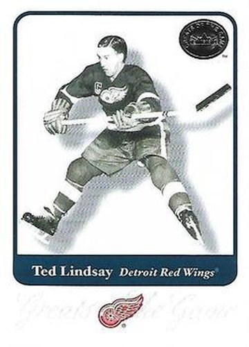 #74 Ted Lindsay - Detroit Red Wings - 2001-02 Fleer Greats of the Game Hockey
