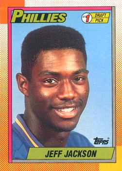 #74 Jeff Jackson - Philadelphia Phillies - 1990 O-Pee-Chee Baseball