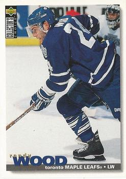 #74 Randy Wood - Toronto Maple Leafs - 1995-96 Collector's Choice Hockey