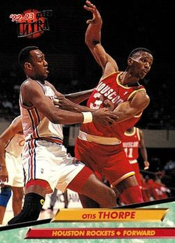 #74 Otis Thorpe - Houston Rockets - 1992-93 Ultra Basketball