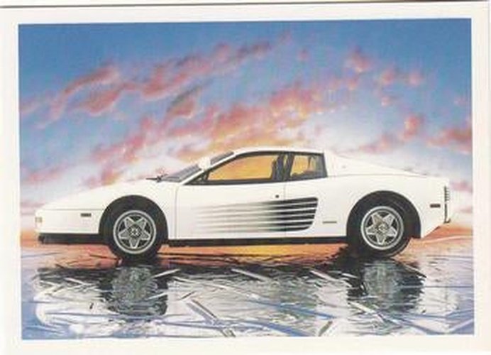 #74 Ferrari Testarossa - 1991 Panini Dream Cars