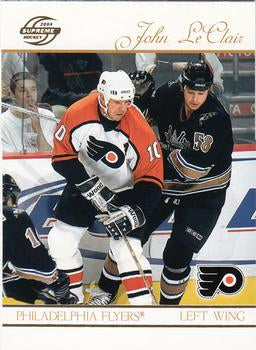 #74 John LeClair - Philadelphia Flyers - 2003-04 Pacific Supreme Hockey