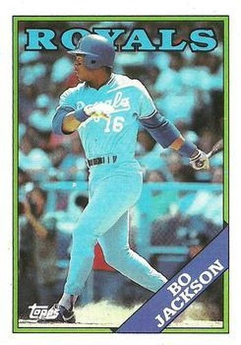 #750 Bo Jackson - Kansas City Royals - 1988 Topps Baseball