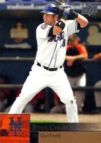 #750 Ryan Church - New York Mets - 2009 Upper Deck Baseball