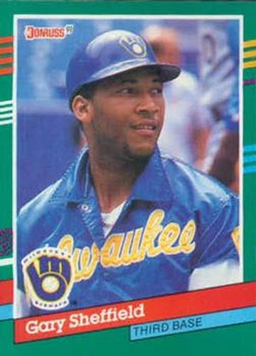 #751 Gary Sheffield - Milwaukee Brewers - 1991 Donruss Baseball