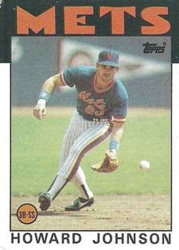 #751 Howard Johnson - New York Mets - 1986 Topps Baseball