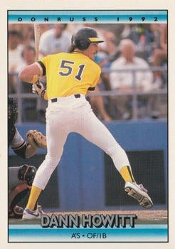 #751 Dann Howitt - Oakland Athletics - 1992 Donruss Baseball