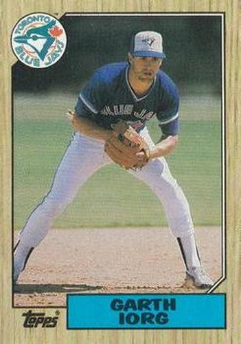 #751 Garth Iorg - Toronto Blue Jays - 1987 Topps Baseball