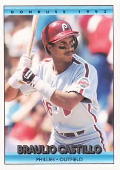#753 Braulio Castillo - Philadelphia Phillies - 1992 Donruss Baseball