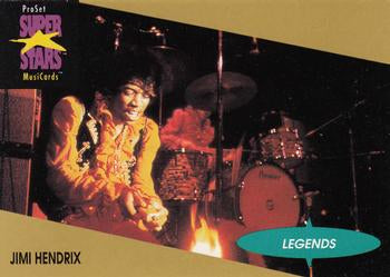 #11 Jimi Hendrix - 1991 Pro Set SuperStars MusiCards