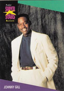 #121 Johnny Gill - 1991 Pro Set SuperStars MusiCards