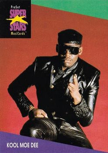 #128 Kool Moe Dee - 1991 Pro Set SuperStars MusiCards