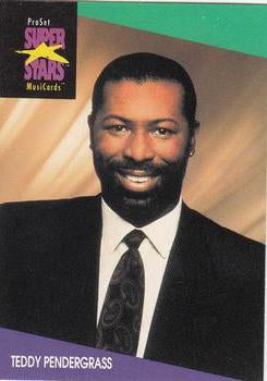 #131 Teddy Pendergrass - 1991 Pro Set SuperStars MusiCards
