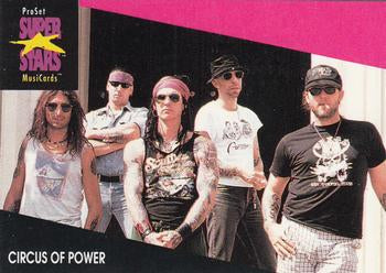 #155 Circus of Power - 1991 Pro Set SuperStars MusiCards