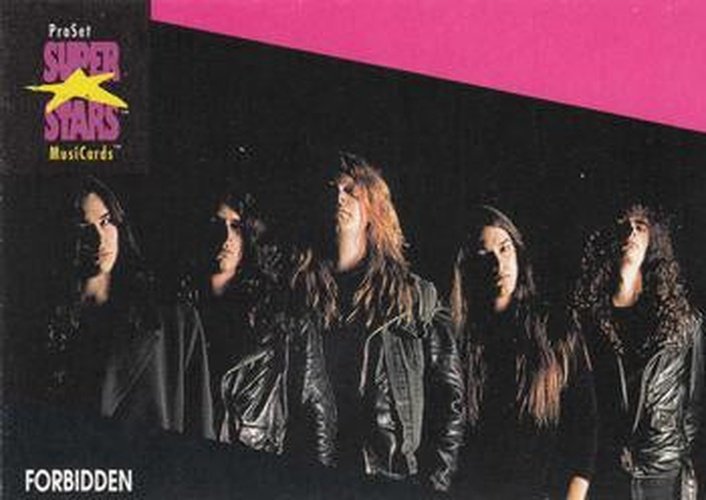#177 Forbidden - 1991 Pro Set SuperStars MusiCards