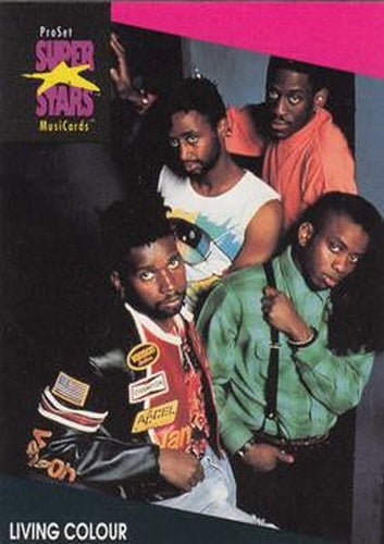 #202 Living Colour - 1991 Pro Set SuperStars MusiCards