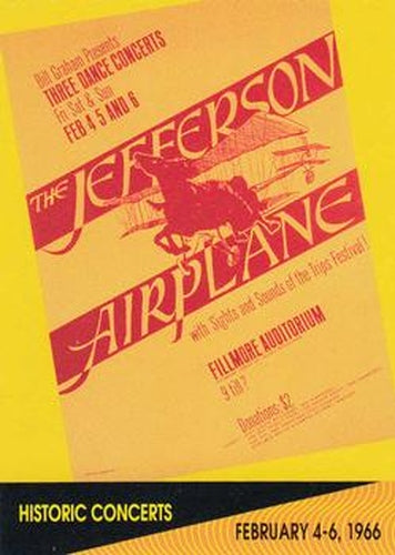 #208 Jefferson Airplane at the Fillmore - 1991 Pro Set SuperStars MusiCards