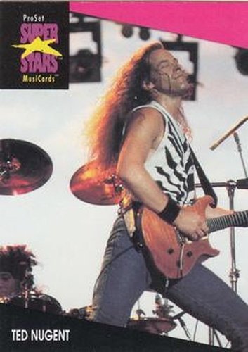 #213 Ted Nugent - 1991 Pro Set SuperStars MusiCards