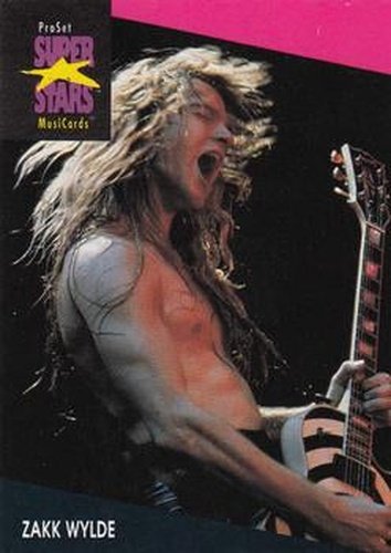 #245 Zakk Wylde - 1991 Pro Set SuperStars MusiCards