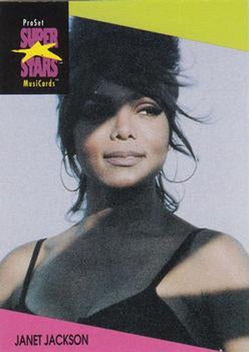 #60 Janet Jackson - 1991 Pro Set SuperStars MusiCards
