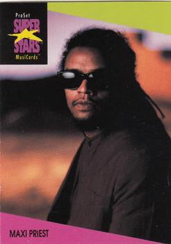#86a Maxi Priest - 1991 Pro Set SuperStars MusiCards