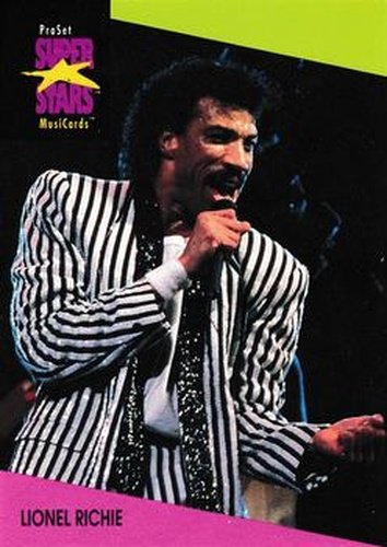 #92 Lionel Richie - 1991 Pro Set SuperStars MusiCards