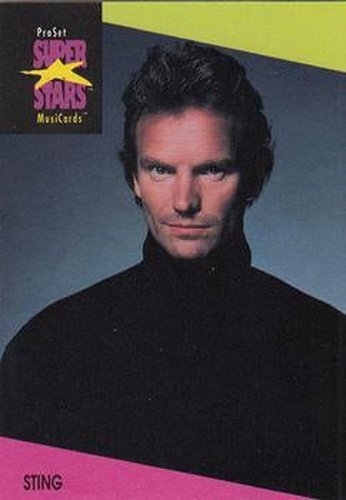#95 Sting - 1991 Pro Set SuperStars MusiCards