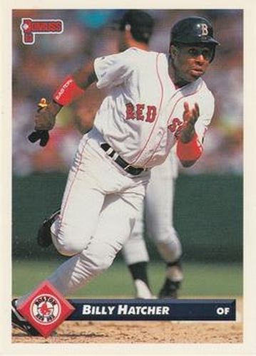 #754 Billy Hatcher - Boston Red Sox - 1993 Donruss Baseball