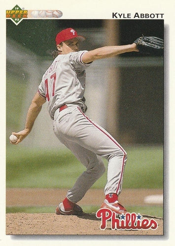 #754 Kyle Abbott - Philadelphia Phillies - 1992 Upper Deck Baseball