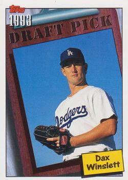 #755 Dax Winslett - Los Angeles Dodgers - 1994 Topps Baseball